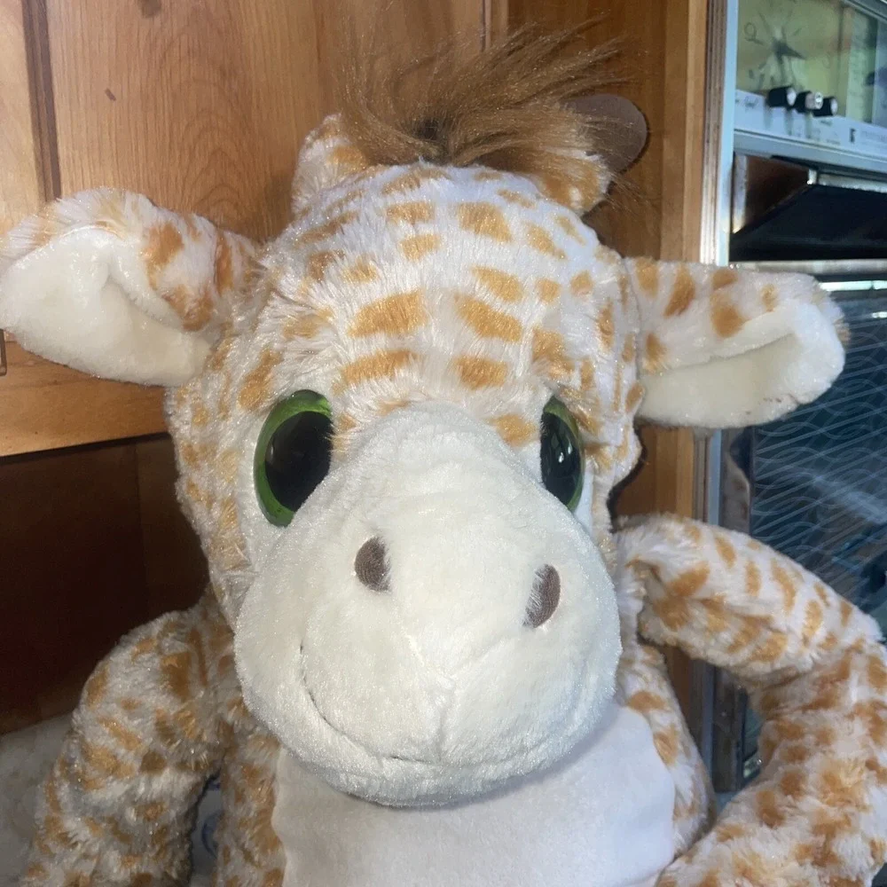 Large Giraffe Kelly Toy‎ Plush With Acrylic Large Eyes